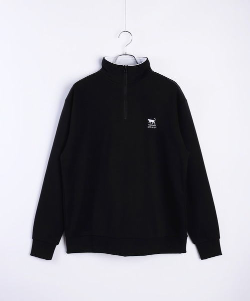 WESTSEA(ウエストシー)の「TASOGARE GIRLS & CAT ストレッチ 裏起毛 ハーフZIP(スウェット・メンズ・ブラック系その他/グレイッシュベージュ/ブラック/ネイビー/ホワイト系その他/ホワイト・L/M)」の15枚目の写真