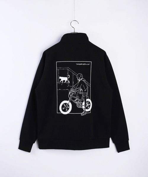 WESTSEA(ウエストシー)の「TASOGARE GIRLS & CAT ストレッチ 裏起毛 ハーフZIP(スウェット・メンズ・ブラック系その他/グレイッシュベージュ/ブラック/ネイビー/ホワイト系その他/ホワイト・L/M)」の16枚目の写真