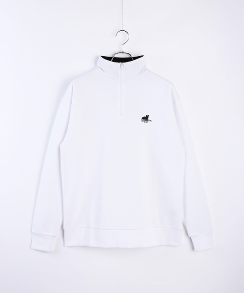 WESTSEA(ウエストシー)の「TASOGARE GIRLS & CAT ストレッチ 裏起毛 ハーフZIP(スウェット・メンズ・ブラック系その他/グレイッシュベージュ/ブラック/ネイビー/ホワイト系その他/ホワイト・L/M)」の11枚目の写真