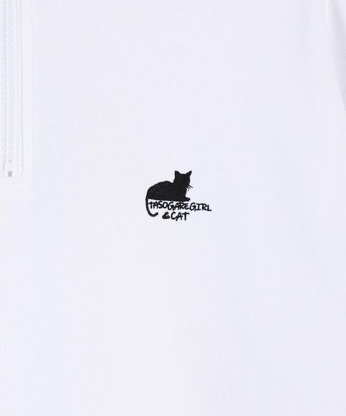 WESTSEA(ウエストシー)の「TASOGARE GIRLS & CAT ストレッチ 裏起毛 ハーフZIP(スウェット・メンズ・ブラック系その他/グレイッシュベージュ/ブラック/ネイビー/ホワイト系その他/ホワイト・L/M)」の13枚目の写真