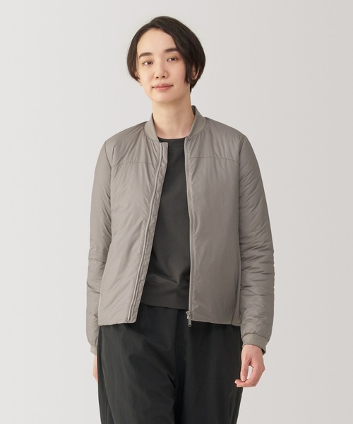 無印良品(ムジルシリョウヒン)の「〔MUJI WALKER〕婦人 洗える中わたアクティブブルゾン(ブルゾン・レディース・ブラウン系/スモークピンク/ブラック・XL/L/M/S)」の3枚目の写真