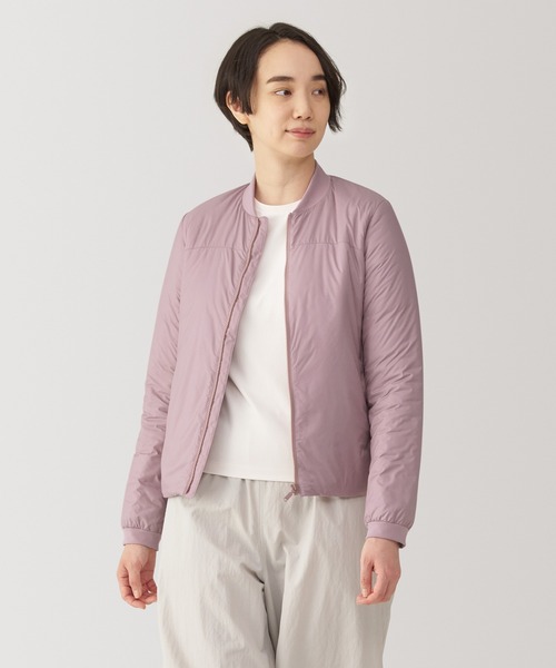 無印良品(ムジルシリョウヒン)の「〔MUJI WALKER〕婦人 洗える中わたアクティブブルゾン(ブルゾン・レディース・ブラウン系/スモークピンク/ブラック・XL/L/M/S)」の1枚目の写真