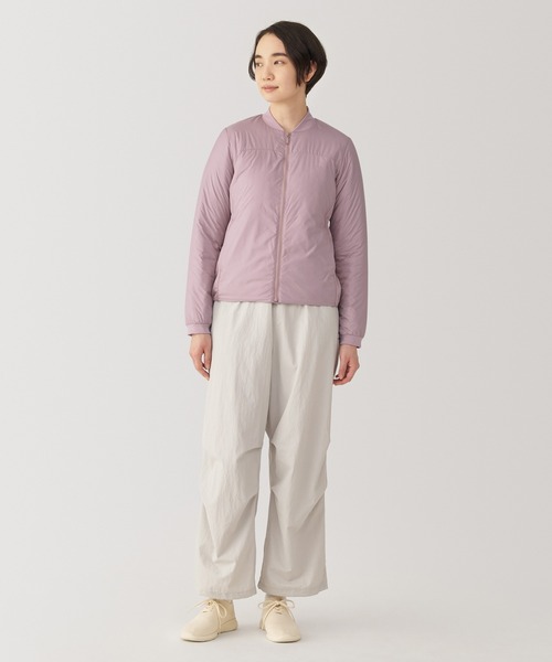無印良品(ムジルシリョウヒン)の「〔MUJI WALKER〕婦人 洗える中わたアクティブブルゾン(ブルゾン・レディース・ブラウン系/スモークピンク/ブラック・XL/L/M/S)」の16枚目の写真
