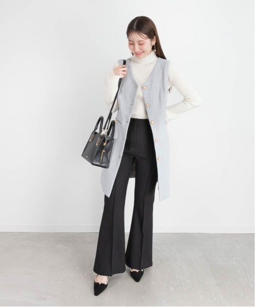 RANDA(ランダ)の「フィットフレアパンツ(その他パンツ・レディース・ブラウン/ブラック/グレー・0/1)」の13枚目の写真