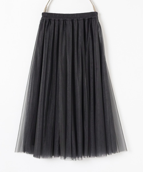 Honeys（ハニーズ）の「チュールスカート（スカート・レディース・ブラック/チャコール/アイボリー・LL/S/M/L）」の17枚目の写真