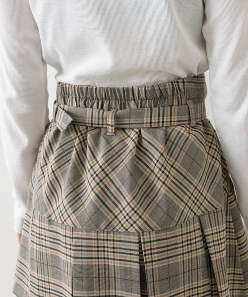 OLIVE des OLIVE(オリーブデオリーブ)の「ベルト付きボックスプリーツミニスカート(スカート・レディース・ブラウン系その他/ブラック系その他/キャメル/チェック・FREE)」の16枚目の写真