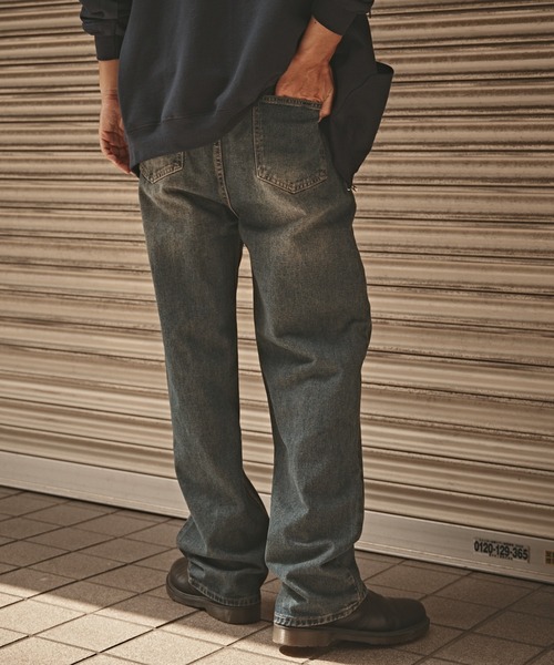 ROOPTOKYO(ループトウキョウ)の「ヴィンテージ ワイドデニムパンツ(デニムパンツ・メンズ・ブルー/ネイビー・M/L/XL)」の7枚目の写真