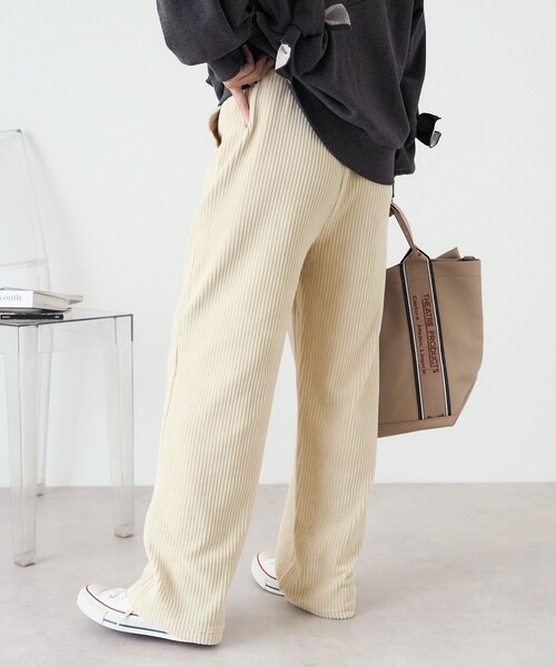セール】カットコーデュロイパンツ/コーデュロイ イージーパンツ