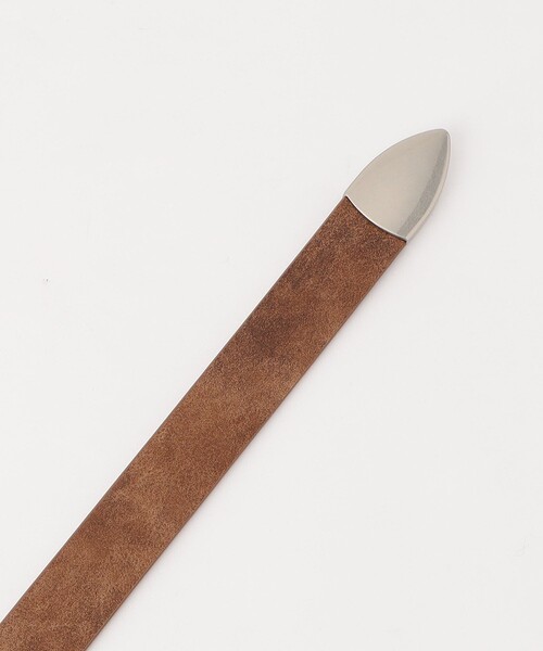 FREAK'S STORE(フリークスストア)の「フェイクレザー ムラ加工 ナローベルト(ベルト・メンズ・ブラウン/ブラック/ダークブラウン・フリ-)」の5枚目の写真