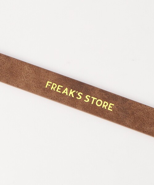 FREAK'S STORE(フリークスストア)の「フェイクレザー ムラ加工 ナローベルト(ベルト・メンズ・ブラウン/ブラック/ダークブラウン・フリ-)」の6枚目の写真