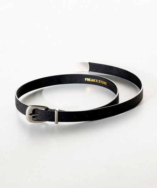 FREAK'S STORE(フリークスストア)の「フェイクレザー ムラ加工 ナローベルト(ベルト・メンズ・ブラウン/ブラック/ダークブラウン・フリ-)」の9枚目の写真