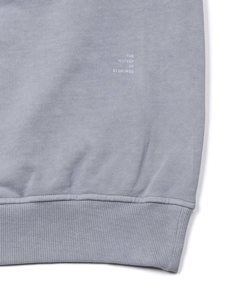 The DUFFER of ST.GEORGE（ザダファーオブセントジョージ）の「【WEB限定アイテム】14oz HEAVY WEIGHT SETUP SWEAT HENLEY：14オンス ヘビーウェイト セットアップ スウェットヘンリー（スウェット・メンズ・ライトブルーグレー/スミクロ/パープル・SMALL/MEDIUM/X-LARGE/LARGE）」の20枚目の写真