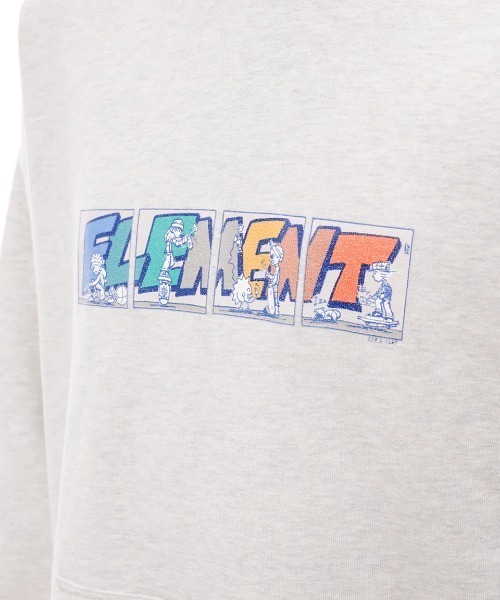 ELEMENT（エレメント）の「ELEMENT メンズ KAMO 4 HOOD パーカー 【2024年秋冬モデル】/エレメントロゴVANコラボビッグフィットプルオーバーパーカー（パーカー・メンズ・ブルー/ライトグレー・X-LARGE/LARGE/MEDIUM）」の14枚目の写真