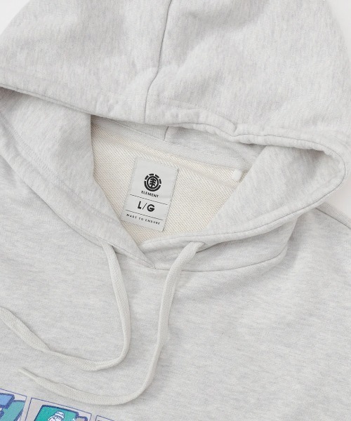 ELEMENT（エレメント）の「ELEMENT メンズ KAMO 4 HOOD パーカー 【2024年秋冬モデル】/エレメントロゴVANコラボビッグフィットプルオーバーパーカー（パーカー・メンズ・ブルー/ライトグレー・X-LARGE/LARGE/MEDIUM）」の17枚目の写真