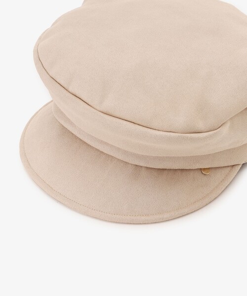 Afternoon Tea（アフタヌーンティー）の「フェイクスエードキャスケット（キャスケット・レディース・ダークグレー/アイボリー/ブラック・ONE SIZE）」の7枚目の写真