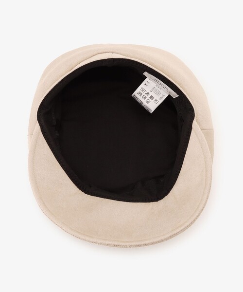 Afternoon Tea（アフタヌーンティー）の「フェイクスエードキャスケット（キャスケット・レディース・ダークグレー/アイボリー/ブラック・ONE SIZE）」の9枚目の写真