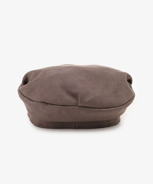 Afternoon Tea（アフタヌーンティー）の「フェイクスエードキャスケット（キャスケット・レディース・ダークグレー/アイボリー/ブラック・ONE SIZE）」の11枚目の写真