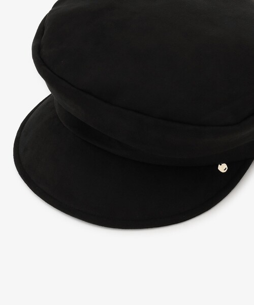 Afternoon Tea（アフタヌーンティー）の「フェイクスエードキャスケット（キャスケット・レディース・ダークグレー/アイボリー/ブラック・ONE SIZE）」の19枚目の写真