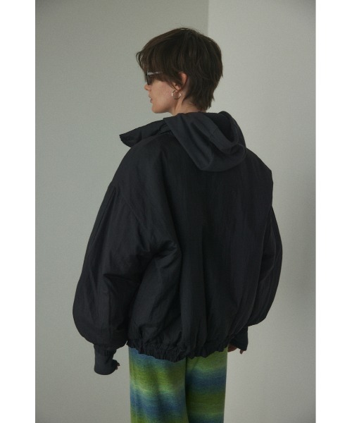 BLACK BY MOUSSY（ブラックバイマウジー）の「over size blouson(オーバーサイズブルゾン)（ブルゾン・レディース・ブラック/ライトイエロー・FREE）」の12枚目の写真