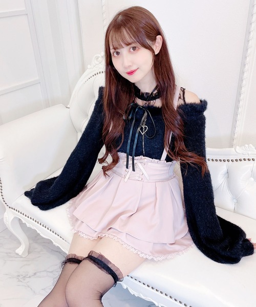 MA*RS(アメーバーマーズ)の「肩開きシャギーニットトップス(ニット/セーター・レディース・ホワイト/ブラック/ピンク・FREE)」の22枚目の写真