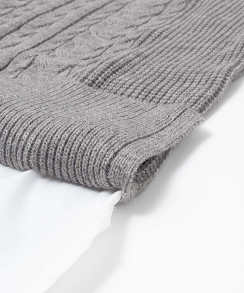 NAVY(ネイビー)の「nAvy 洗えるニット フェイクレイヤードプルオーバー(ニット/セーター・レディース・レッド系その他/ロイヤルブルー/ブラック/杢グレー・フリー)」の13枚目の写真