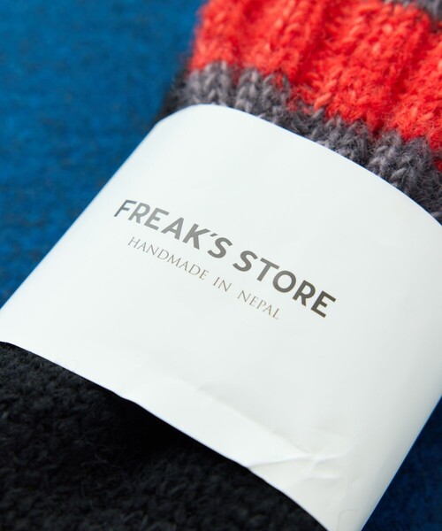 FREAK'S STORE(フリークスストア)の「HAND KNIT SOCKS(ソックス/靴下・メンズ・ネイビー/ブラック/サックスブルー・ONE SIZE)」の9枚目の写真