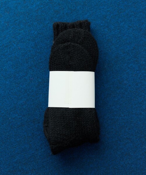 FREAK'S STORE(フリークスストア)の「HAND KNIT SOCKS(ソックス/靴下・メンズ・ネイビー/ブラック/サックスブルー・ONE SIZE)」の10枚目の写真