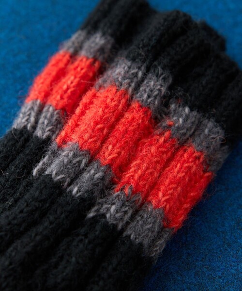 FREAK'S STORE(フリークスストア)の「HAND KNIT SOCKS(ソックス/靴下・メンズ・ネイビー/ブラック/サックスブルー・ONE SIZE)」の14枚目の写真