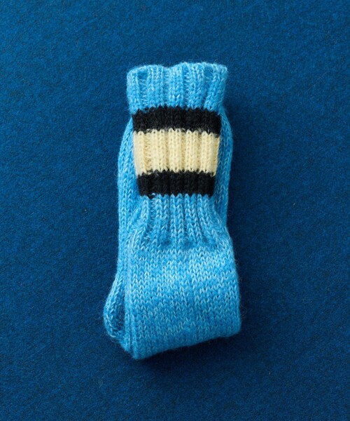 FREAK'S STORE(フリークスストア)の「HAND KNIT SOCKS(ソックス/靴下・メンズ・ネイビー/ブラック/サックスブルー・ONE SIZE)」の18枚目の写真