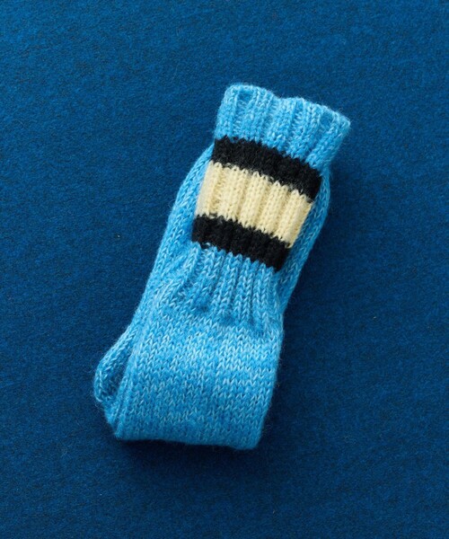 FREAK'S STORE(フリークスストア)の「HAND KNIT SOCKS(ソックス/靴下・メンズ・ネイビー/ブラック/サックスブルー・ONE SIZE)」の19枚目の写真