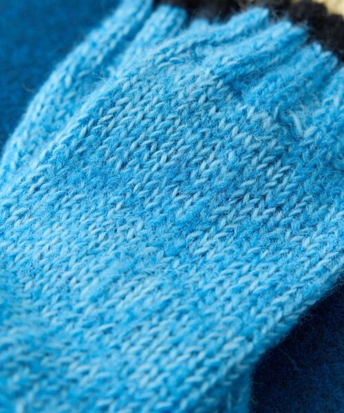 FREAK'S STORE(フリークスストア)の「HAND KNIT SOCKS(ソックス/靴下・メンズ・ネイビー/ブラック/サックスブルー・ONE SIZE)」の21枚目の写真