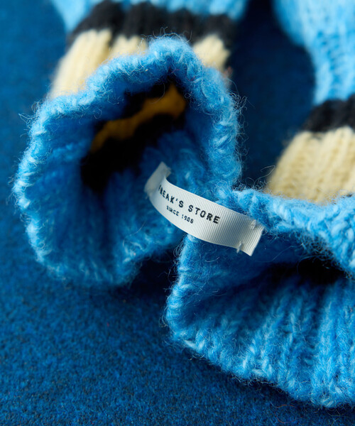 FREAK'S STORE(フリークスストア)の「HAND KNIT SOCKS(ソックス/靴下・メンズ・ネイビー/ブラック/サックスブルー・ONE SIZE)」の22枚目の写真