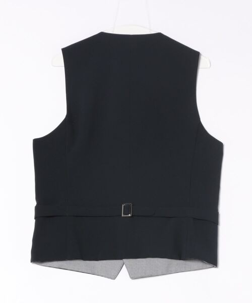 MONSIEUR NICOLE（ムッシュニコル）の「ダブルジャージモクロディ ジレ（ベスト・メンズ・ネイビー/グレー・MEDIUM/LARGE/X-LARGE）」の3枚目の写真