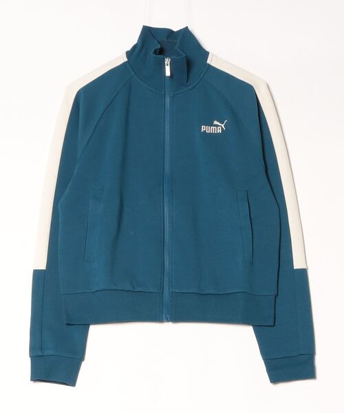 PUMA(プーマ)の「プーマ PUMA CORE HERITAGE MX トラックジャケット_(ジャージ・レディース・ブルー/ブラック・L/S/M/XL)」の2枚目の写真