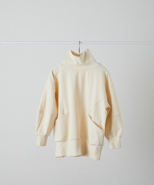 riziere（リジェール）の「モックネックデザインカットソー（Tシャツ/カットソー・キッズ・ブラウン/ブラック/アイボリー・150/140/130/120/110/100/90）」の16枚目の写真