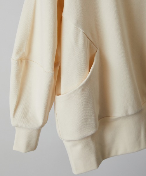 riziere（リジェール）の「モックネックデザインカットソー（Tシャツ/カットソー・キッズ・ブラウン/ブラック/アイボリー・150/140/130/120/110/100/90）」の21枚目の写真