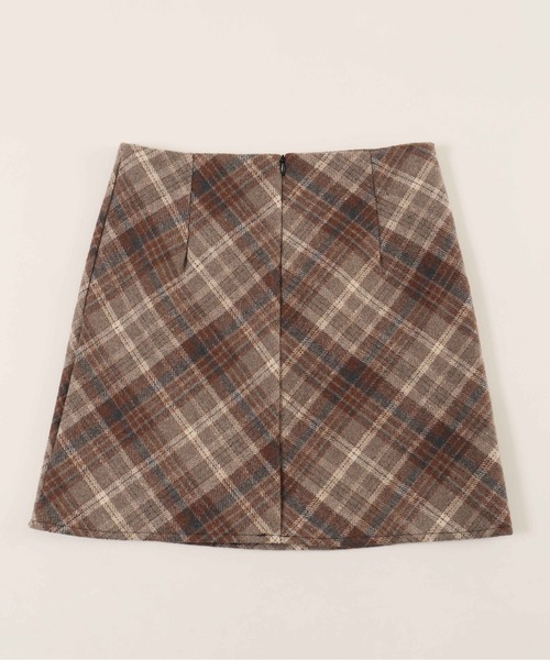 PHILLY（フィリー）の「【PHILLY】起毛チェックスカート（スカート・レディース・ブラウン/グレー・FREE）」の14枚目の写真