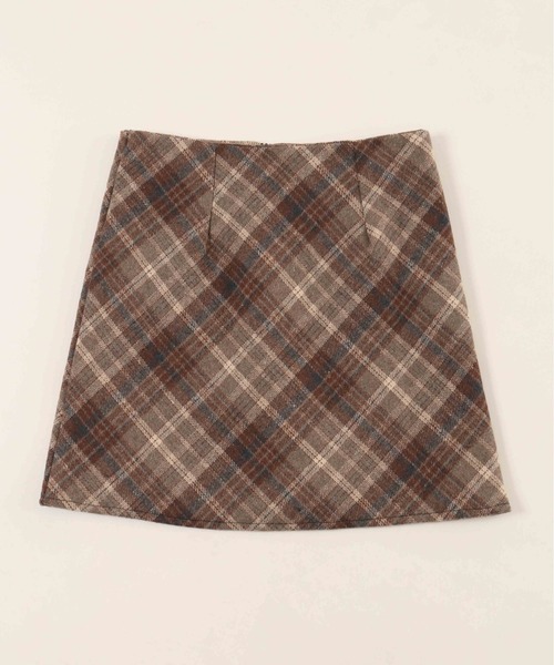 PHILLY（フィリー）の「【PHILLY】起毛チェックスカート（スカート・レディース・ブラウン/グレー・FREE）」の21枚目の写真