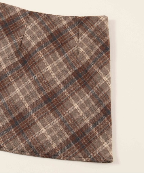 PHILLY（フィリー）の「【PHILLY】起毛チェックスカート（スカート・レディース・ブラウン/グレー・FREE）」の11枚目の写真