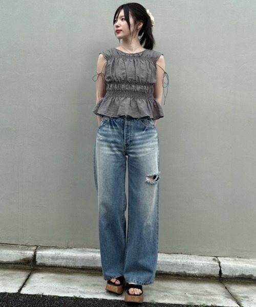 パンツ SENEE loose vintage like denim loose vintage like denim（ルーズビンテージライクデニム