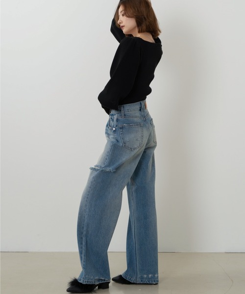 セール】loose vintage like denim(ルーズビンテージライクデニム セール】loose vintage like denim(ルーズビンテージライクデニム