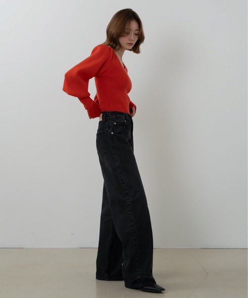 SENEE セニー　ルーズビンテージライクデニム Mサイズ loose vintage like denim（ルーズビンテージライクデニム）（デニム