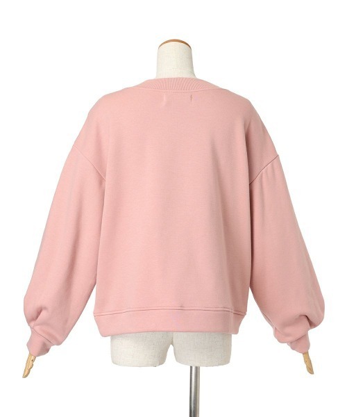 F i.n.t（フィント）の「カレッジロゴ刺繍スウェット/fint　フィント（スウェット・レディース・アイボリー/ピンク/ネイビー・FREE）」の11枚目の写真