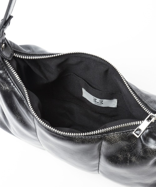 3.3 Field Trip （3.3フィールドトリップ）の「3.3 Field Trip／レザーハンドBAG（ハンドバッグ・レディース・ブラック/ブラウン・ONESIZE）」の14枚目の写真