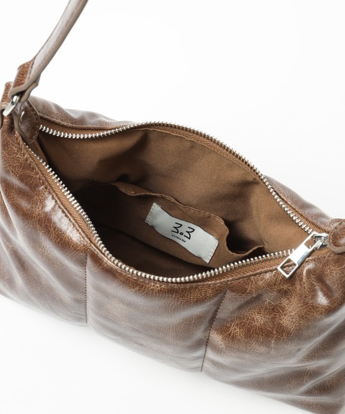 3.3 Field Trip （3.3フィールドトリップ）の「3.3 Field Trip／レザーハンドBAG（ハンドバッグ・レディース・ブラック/ブラウン・ONESIZE）」の15枚目の写真