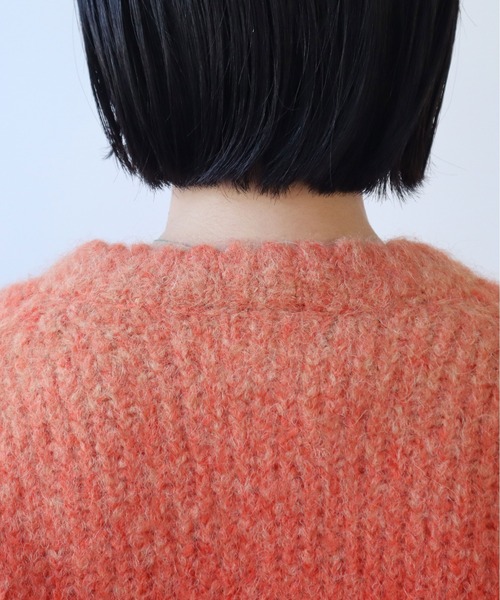 yuni（ユニ　）の「Tumbes Alpaca ショートカーディガン（カーディガン/ボレロ・レディース・ブルー/ベージュ/オレンジ・FREE）」の13枚目の写真