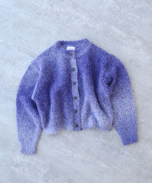 yuni（ユニ　）の「Tumbes Alpaca ショートカーディガン（カーディガン/ボレロ・レディース・ブルー/ベージュ/オレンジ・FREE）」の18枚目の写真