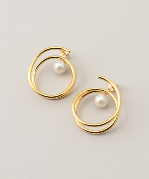【セール】jour couture / ジュール クチュール horn 01 ピアス（ピアス（両耳用））｜Spick & Span（スピックアンドスパン）