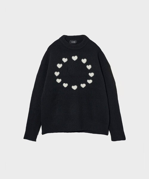 soduk/スドーク】love around knit pullover/ニット（ニット/セーター