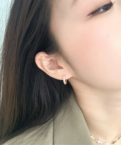 Burner(バーナー)の「【OKUOKU 0909】エタニティ フープピアス 両耳用 oku-pierce-617056266754-5 Y【RBTS】(ピアス(両耳用)・レディース・シルバー系その他2/シルバー/ゴールド系その他2/ゴールド系その他/シルバー系その他/ゴールド・FREE)」の14枚目の写真